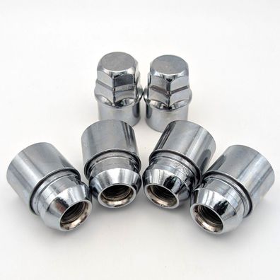 Felgenschlossmuttern M12x1,5 34mm Kegelbund 60° Chrom Für BMW 2er, 2er Cabriolet,
