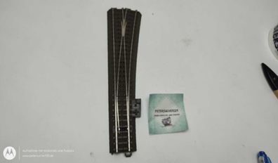 Märklin H0 24712 / Weiche rechts / C-Gleis Länge / 236,1 mm / R=1146,6mm /12,1°