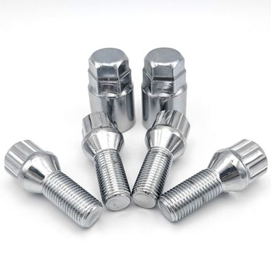 Felgenschlösser M14x1,5 28mm Kegelbund 60° Chrom Für Renault Latitude, Laguna Iii,