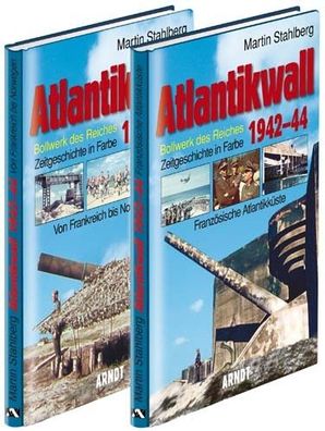 Martin Stahlberg Atlantikwall 1942-44 - Band 1 und Band 2 (Buch) NEU!