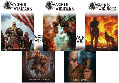 Das Wagnis der Wikinger - Ein episches Abenteuer - 5 Bände - Roman (Buch) geb