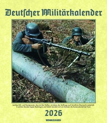 Deutscher Militärkalender 2026 - Wandkalender 21 cm x 24 cm