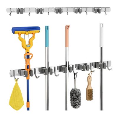 Wandhalterung MC-185 Maclean für Gartengeräte, Mops und Besen 20 kg 60 cm