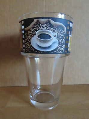 Latte Macchiato Glas Kaffeeglas mit aufgedrucktem Motiv