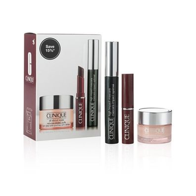 Clinique All About Eyes Set (Eyes Cream, ipstick, ascara)