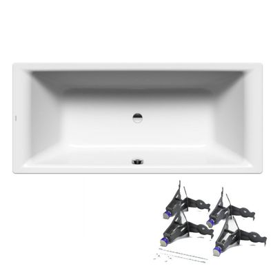 Kaldewei Stahl Badewanne PURO DUO 180 x 80 alpinweiß optinal Fußgestell 5030
