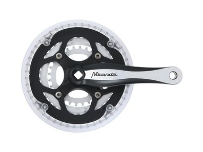 Miranda Kettenradgarnitur "Beta 3R Plus" 4-kant, 170 mm Kurbellänge Kaltgeschmiede