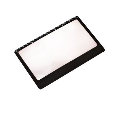 Tragbarer 3x Kartenstil ultra-dünner Klarheit Vergrößerungsglas-Lesen Lektüre für Out
