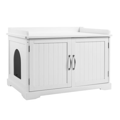 UPP Katzenschrank XXL Katzen Hunde Höhle Toilettenschrank Katzentoilette Schrank Haus