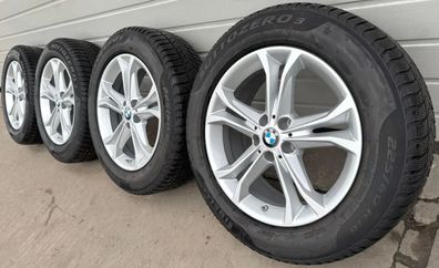 4x Original BMW X3 G01 X4 G02 18 Zoll Winterräder Doppelspeiche 688 DOT22 RDK 6,3-7,4
