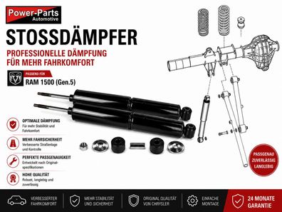 Stoßdämpfer HA RAM 1500 (Gen.5) paar