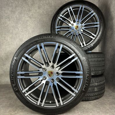 Porsche Cayenne Felgen E2 958 21" Turbo III Original Sommerräder S GTS 92A Top