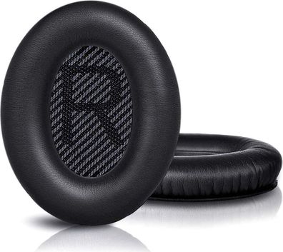 INF Ohrpolster für Bose QC 35 I/II, QC 25, QC 15, QC 2 Kopfhörer Schwarz