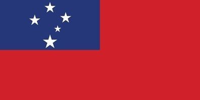 Samoa Flagge Aufkleber Sticker Fahne selbstklebend 5-60cm breit ES-FL-SMO
