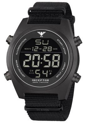 KHS Herrenuhr Inceptor Steel Digital INCBSD. NB
