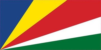 Seychellen Flagge Aufkleber Sticker Fahne selbstklebend 5-60cm breit ES-FL-SEY