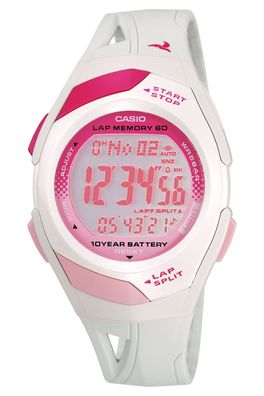 Casio Sports Digital Damenuhren Weiß/Pink STR-300-7EG