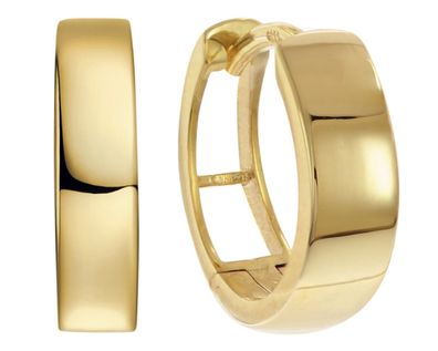 trendor Schmuck Ohrringe Gold 333/8K Klappcreolen Ø 13 mm 68752