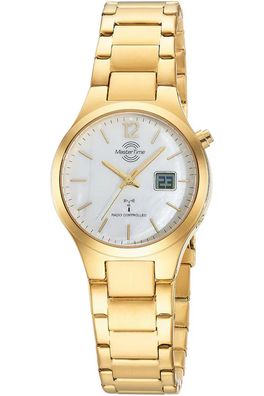 Master Time Damen-Funkarmbanduhr Lady Line Goldfarben MTLA-10916-71M