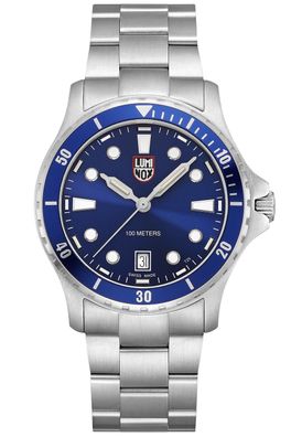 Luminox Herren-Armbanduhr Sport Timer Stahl/Blau XS.0943
