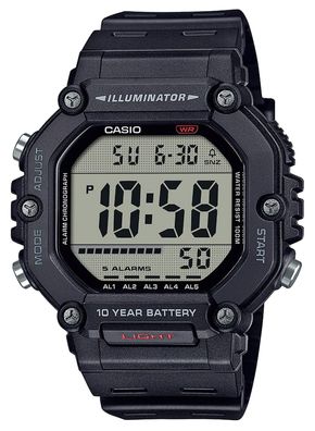 Casio Herrenuhr Digital Schwarz AE-1600H-1AVEF