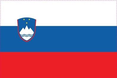 Slowenien Flagge Aufkleber Sticker Fahne selbstklebend 5-60cm breit ES-FL-SWN