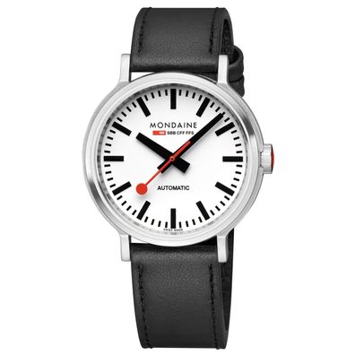Mondaine Herrenuhr Automatik mit Lederband MST.4161B. LBV