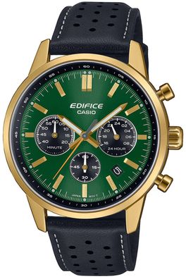 Casio Edifice Chronograph Herrenuhr Schwarz/Grün EFR-575CL-3AEF