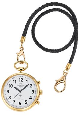 Master Time Sprechende Taschenuhr Funk Goldfarben MTGA-10939-12M