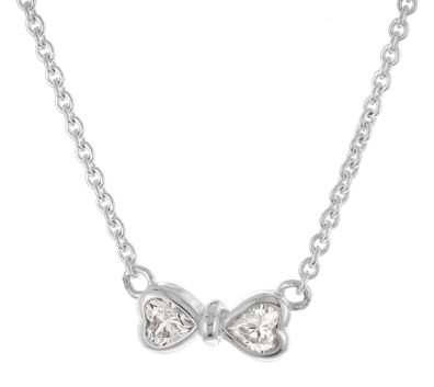 trendor Schmuck Damen-Kette 925 Silber Rhodiniert Zirkonia Collier 28343