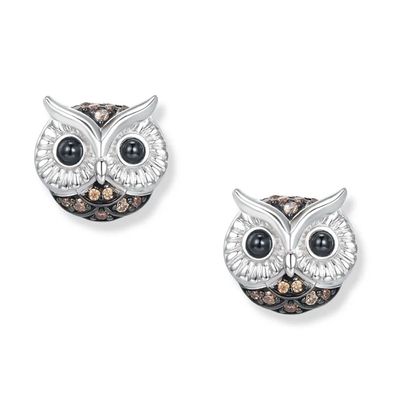 Seinerzeit Schmuck Damen-Ohrringe Silber Ohrstecker Merlin Eule SZA-2990-119