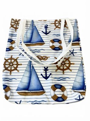 Segelboot - Leichte Stofftasche