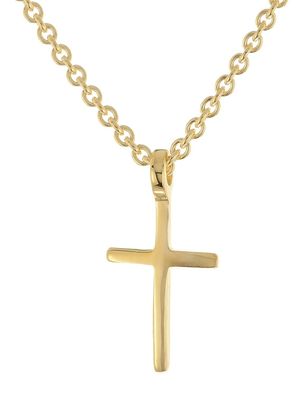 trendor Schmuck Halskette Mit Kleinem Kreuz-Anhänger Gold 333/8K 28349