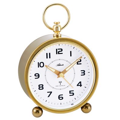 Atlanta Quarzwecker Funk Goldfarben 1836/9