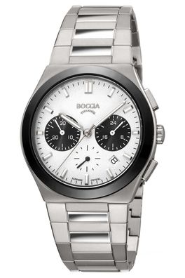 Boccia Herrenuhr Chronograph Titan Saphirglas 3736-01