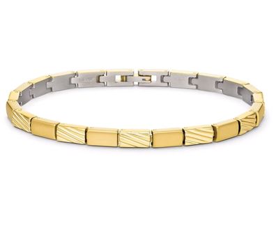 Boccia Schmuck Damen-Armband Titan Goldfarben 03062-03