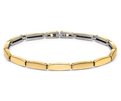 Boccia Schmuck Damen-Armband Titan Goldfarben 03063-03