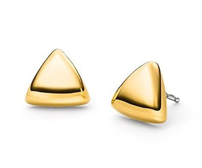 Boccia Schmuck Damen-Ohrstecker Titan Goldfarben 05102-02