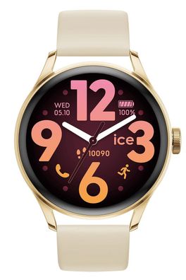 Ice-Watch Damenuhr Smartwatch ICE Smart 3.0 Round Goldfarben/Beige 025115