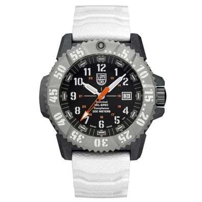 Luminox Taucheruhr für Männer Weiß/Schwarz mit 2 Bändern XL.3359. SET
