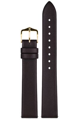 Hirsch Lederarmband für Uhren Toronto L 20 mm Braun 03702010-1-20