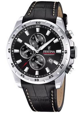 Festina Herrenuhr Chronograph Schwarz F20692/4