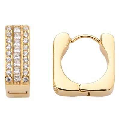 Leonardo Schmuck Damen-Ohrringe Creolen Sarah Goldfarben 025426