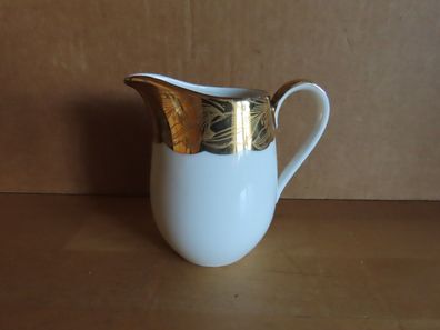 Milchkännchen Milchgießer creme mit breitem Goldrand GKCW Bavaria