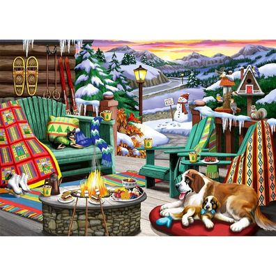Ravensburger Puzzle Gemütliche Orte: Rund um die Uhr XXL 500 Stück