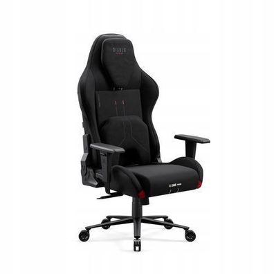 Diablo X. One Prime Gaming Stuhl Bürostuhl mit Kühlfunktion Größe Normal, Schwarz