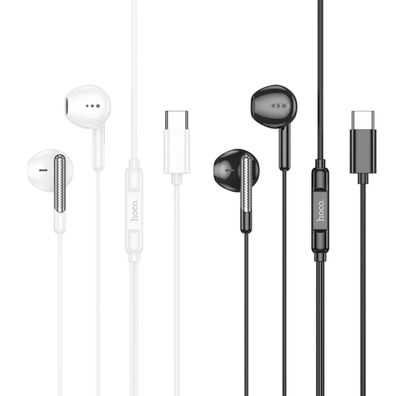 HOCO Typ-C-Headset mit Mikrofon In-Ear-Kopfhörer M123 - Farbe: Weiß