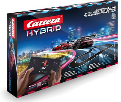 Carrera HYBRID Devil Drivers Porsche 911 GT3 R Rennbahn Set 6,09 m