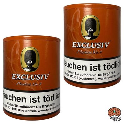 Exclusiv Mixture No. 4 Pfeifentabak Dose 2x 200g