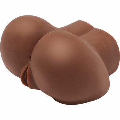 BIG ASS ACT Realistic Masturbator WITH BROWN Vibrator